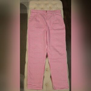Vixen by Micheline Pitt Pink Gingham Pants
